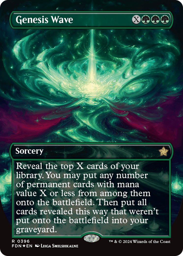 Genesis Wave (Borderless) (Mana Foil) [Foundations] | L.A. Mood Comics and Games