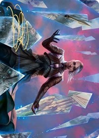 Behold the Multiverse Art Card (Gold-Stamped Signature) [Kaldheim Art Series] | L.A. Mood Comics and Games