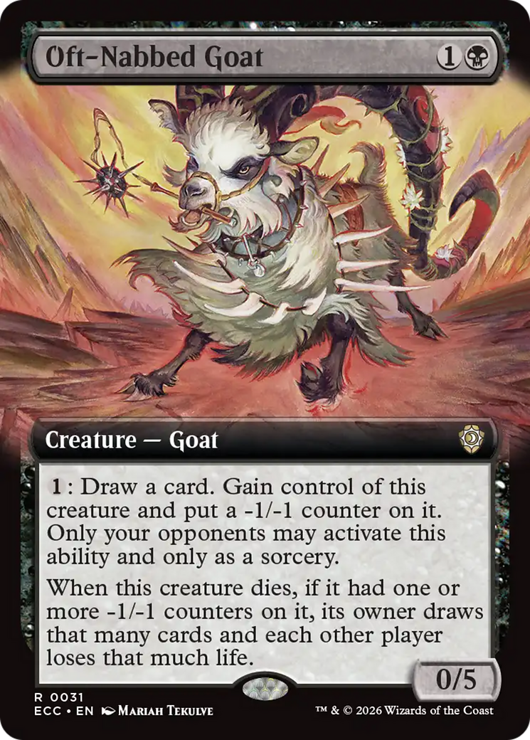 Oft-Nabbed Goat (Extended Art) [Lorwyn Eclipsed Commander] | L.A. Mood Comics and Games