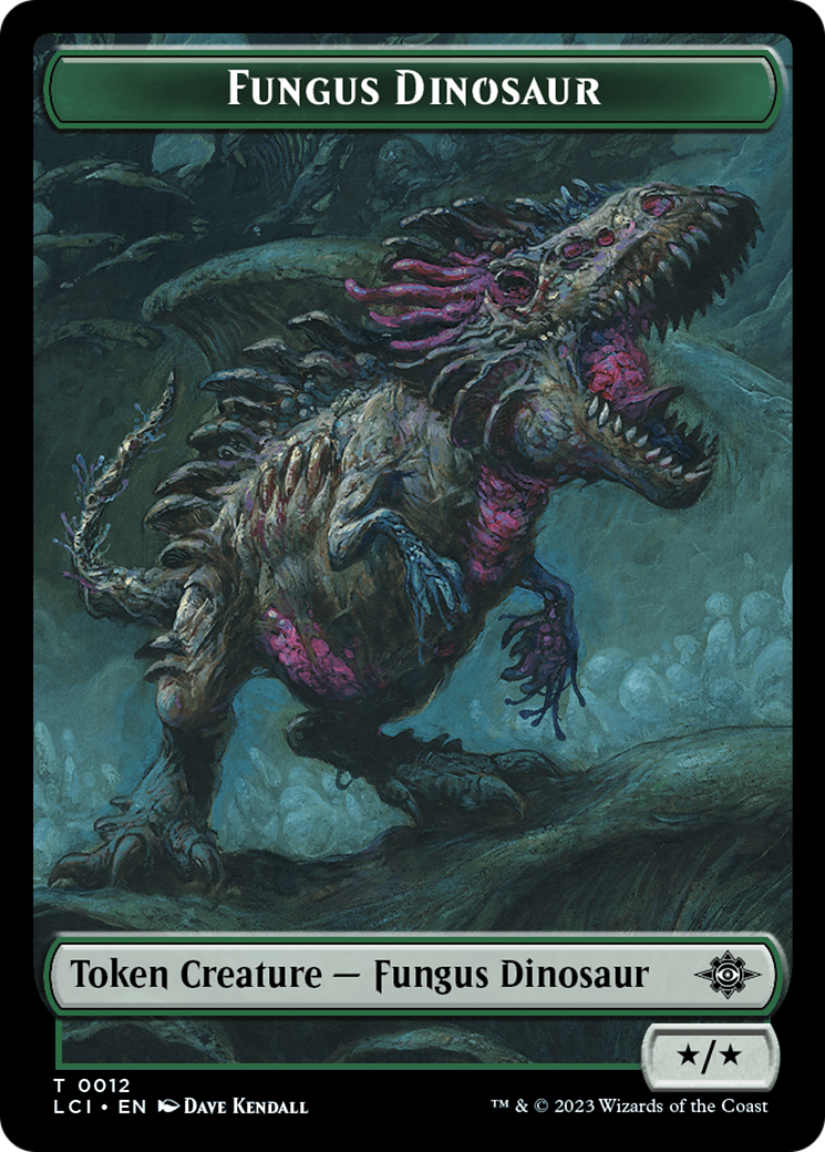 Fungus Dinosaur Token [The Lost Caverns of Ixalan Tokens] | L.A. Mood Comics and Games