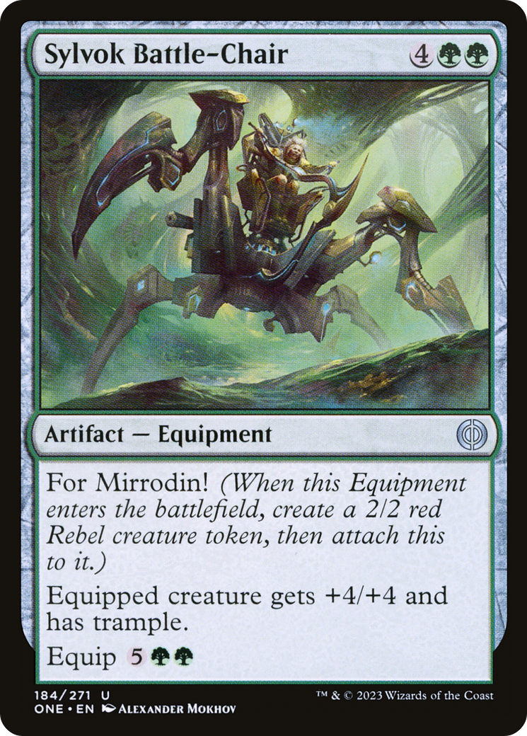 Sylvok Battle-Chair [Phyrexia: All Will Be One] | L.A. Mood Comics and Games
