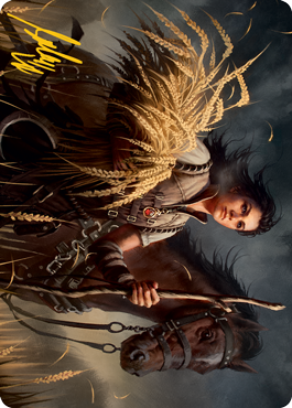 Ambitious Farmhand Art Card (Gold-Stamped Signature) [Innistrad: Midnight Hunt Art Series] | L.A. Mood Comics and Games