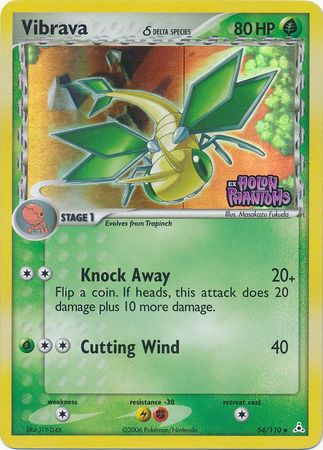 Vibrava (54/110) (Delta Species) (Stamped) [EX: Holon Phantoms] | L.A. Mood Comics and Games