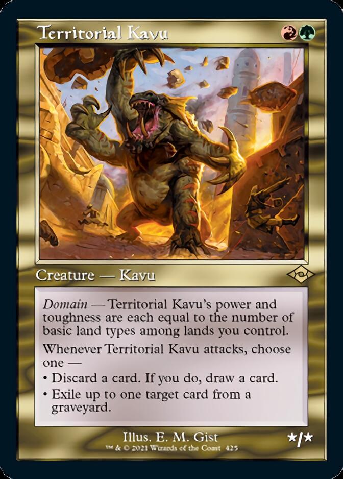 Territorial Kavu (Retro Foil Etched) [Modern Horizons 2] | L.A. Mood Comics and Games