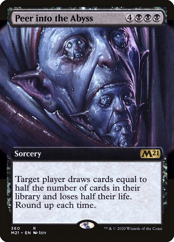 Peer into the Abyss (Extended Art) [Core Set 2021] | L.A. Mood Comics and Games
