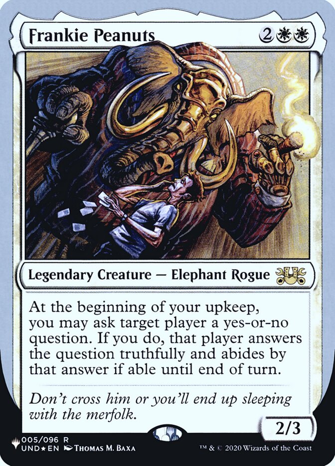 Frankie Peanuts (Unfinity Foil Edition) [The List] | L.A. Mood Comics and Games
