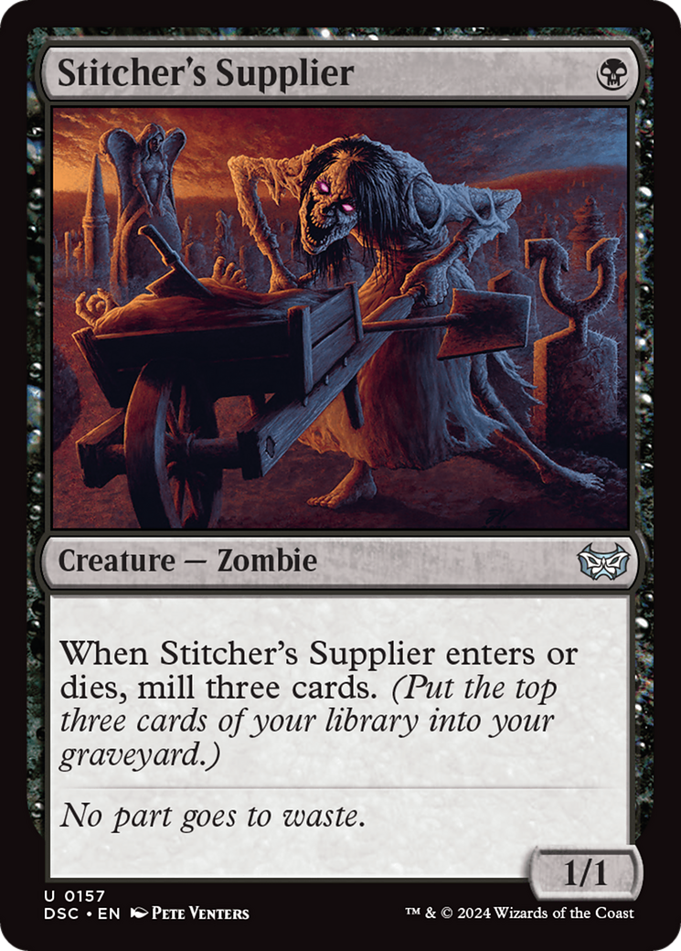 Stitcher's Supplier [Duskmourn: House of Horror Commander] | L.A. Mood Comics and Games