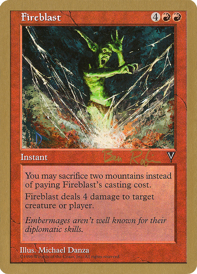 Fireblast (Ben Rubin) [World Championship Decks 1998] | L.A. Mood Comics and Games