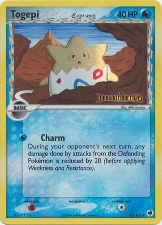 Togepi (41/101) (Delta Species) (Stamped) [EX: Dragon Frontiers] | L.A. Mood Comics and Games