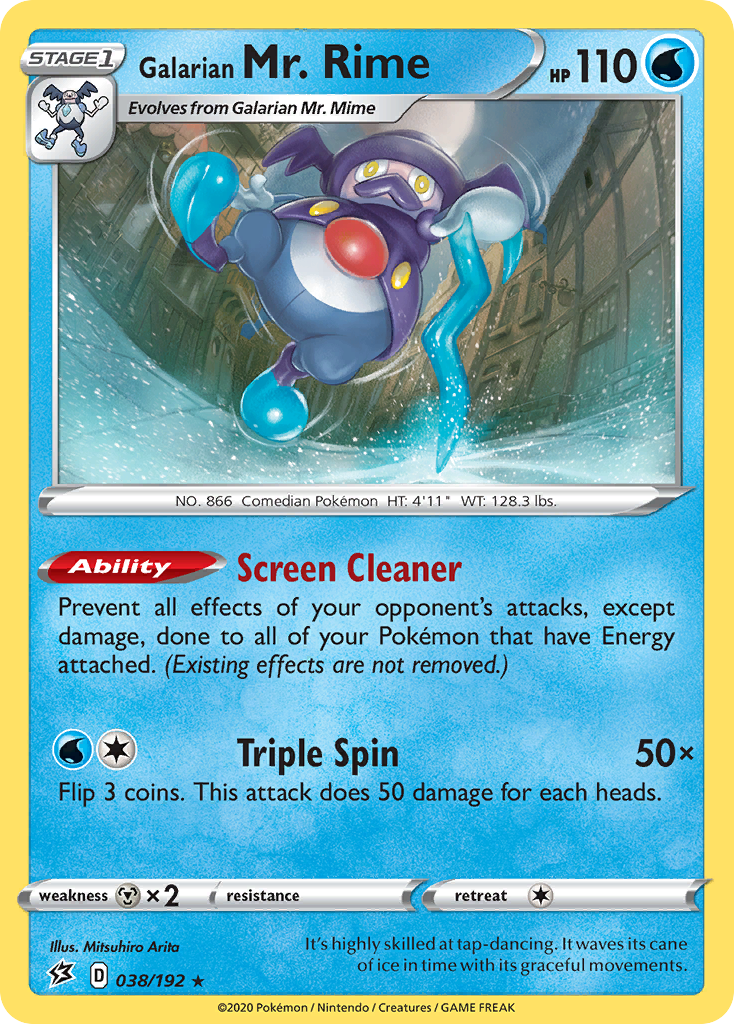 Galarian Mr. Rime (038/192) [Sword & Shield: Rebel Clash] | L.A. Mood Comics and Games