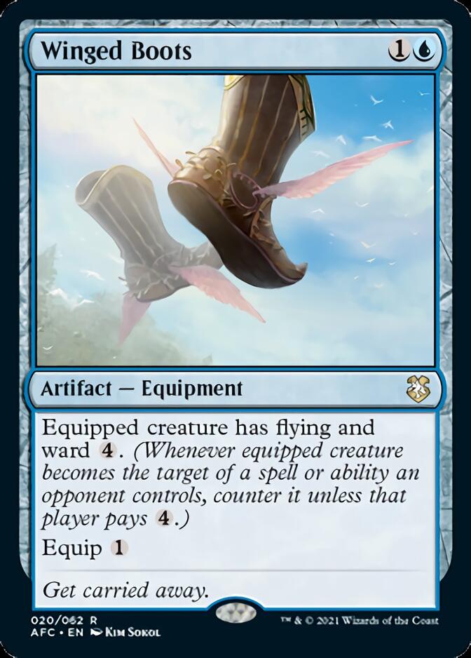 Winged Boots [Dungeons & Dragons: Adventures in the Forgotten Realms Commander] | L.A. Mood Comics and Games