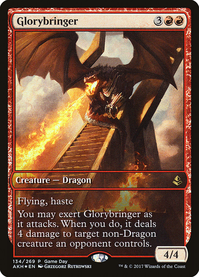 Glorybringer (Game Day) [Amonkhet Promos] | L.A. Mood Comics and Games