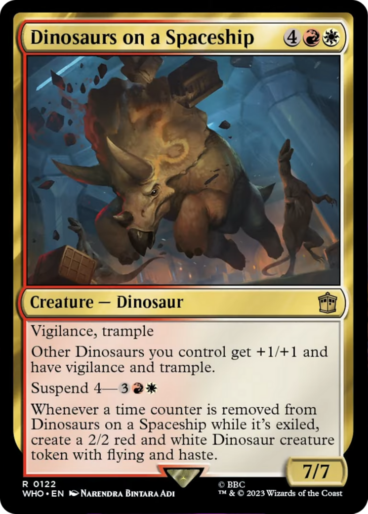 Dinosaurs on a Spaceship [Doctor Who] | L.A. Mood Comics and Games