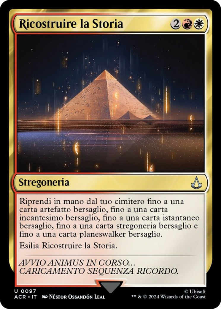 Reconstruct History (Foil Etched) [Assassin's Creed] | L.A. Mood Comics and Games
