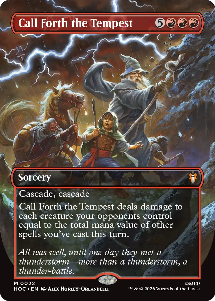 Call Forth the Tempest (Borderless) [The Hobbit: Eternal-Legal] | L.A. Mood Comics and Games