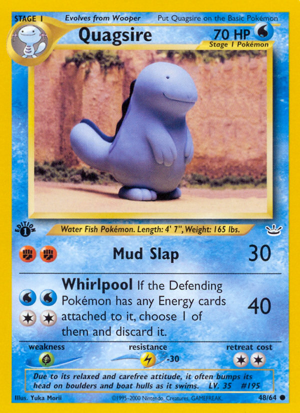 Quagsire (48/64) [Neo Revelation 1st Edition] | L.A. Mood Comics and Games