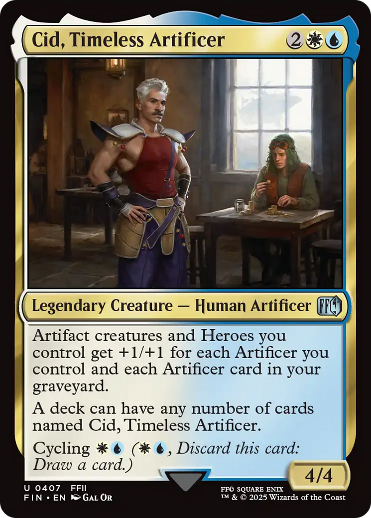 Cid, Timeless Artificer (0407) [FINAL FANTASY] | L.A. Mood Comics and Games
