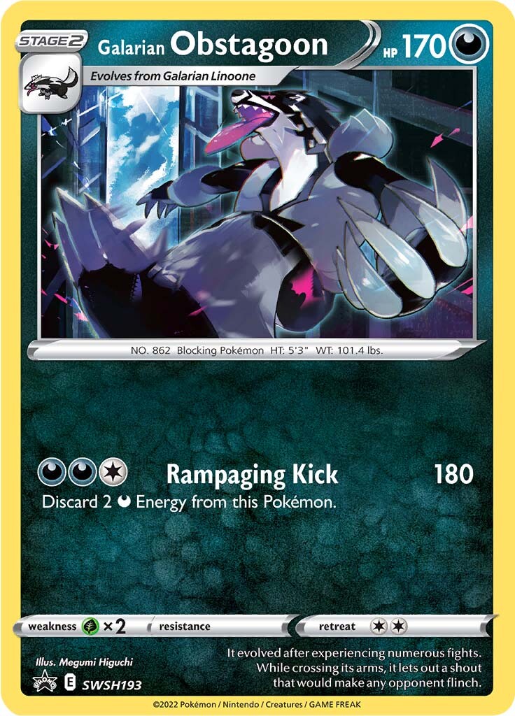 Galarian Obstagoon (SWSH193) [Sword & Shield: Black Star Promos] | L.A. Mood Comics and Games