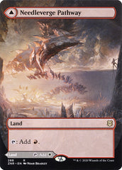 Needleverge Pathway // Pillarverge Pathway (Borderless Alternate Art) [Zendikar Rising] | L.A. Mood Comics and Games