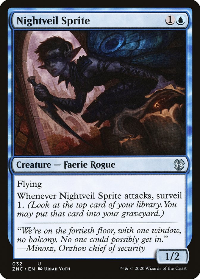 Nightveil Sprite [Zendikar Rising Commander] | L.A. Mood Comics and Games