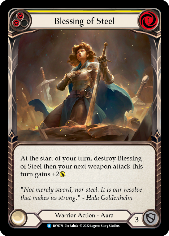 Blessing of Steel (Yellow) [DYN074] (Dynasty) | L.A. Mood Comics and Games