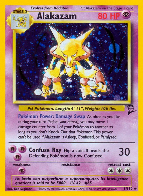 Alakazam (1/130) [Base Set 2] | L.A. Mood Comics and Games
