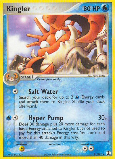 Kingler (26/112) [EX: FireRed & LeafGreen] | L.A. Mood Comics and Games