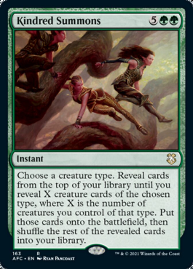 Kindred Summons [Dungeons & Dragons: Adventures in the Forgotten Realms Commander] | L.A. Mood Comics and Games