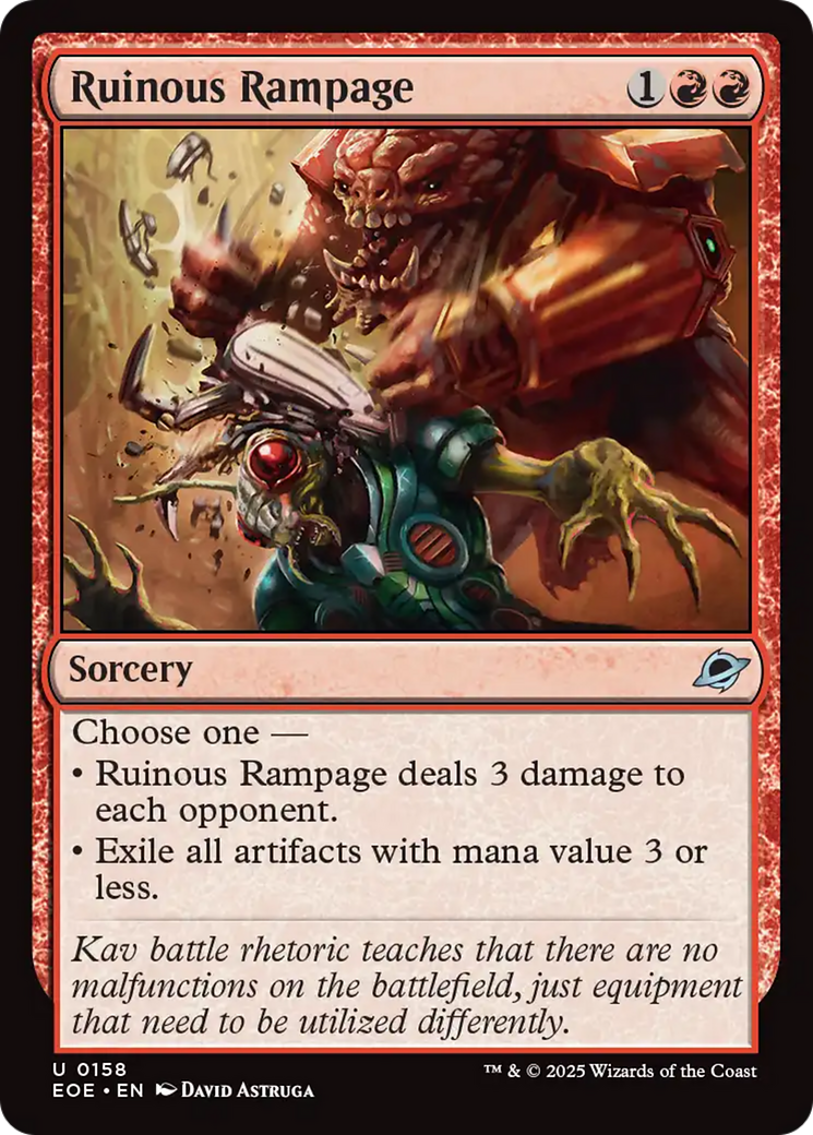 Ruinous Rampage [Edge of Eternities] | L.A. Mood Comics and Games