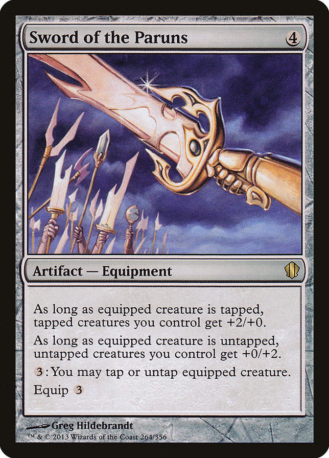 Sword of the Paruns [Commander 2013] | L.A. Mood Comics and Games