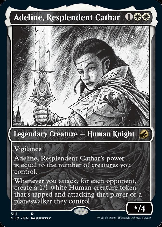 Adeline, Resplendent Cathar (Showcase Eternal Night) [Innistrad: Midnight Hunt] | L.A. Mood Comics and Games