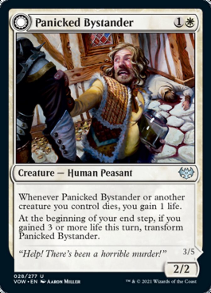 Panicked Bystander // Cackling Culprit [Innistrad: Crimson Vow] | L.A. Mood Comics and Games