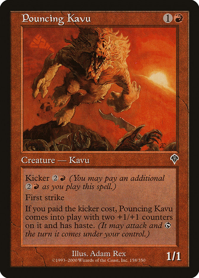 Pouncing Kavu [Invasion] | L.A. Mood Comics and Games