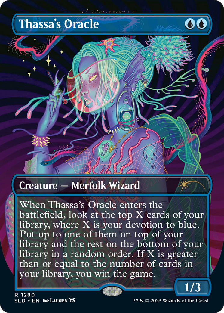 Thassa's Oracle (Borderless) [Secret Lair Drop Series] | L.A. Mood Comics and Games