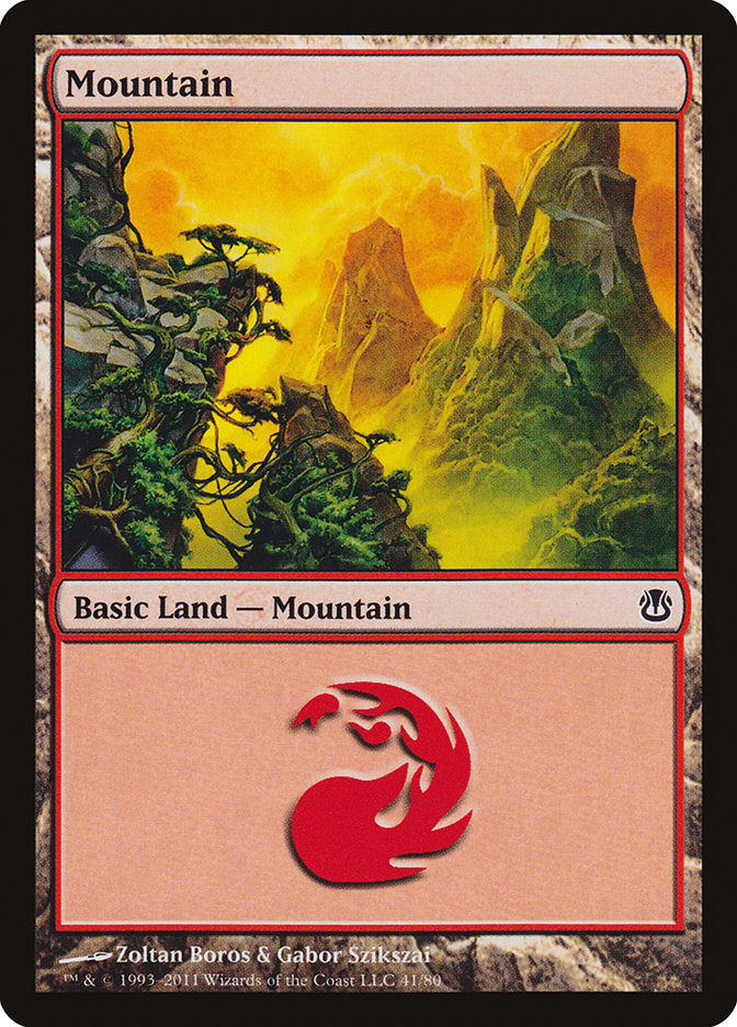 Mountain (41) [Duel Decks: Ajani vs. Nicol Bolas] | L.A. Mood Comics and Games