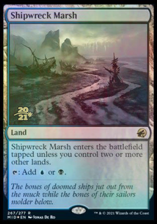 Shipwreck Marsh [Innistrad: Midnight Hunt Prerelease Promos] | L.A. Mood Comics and Games