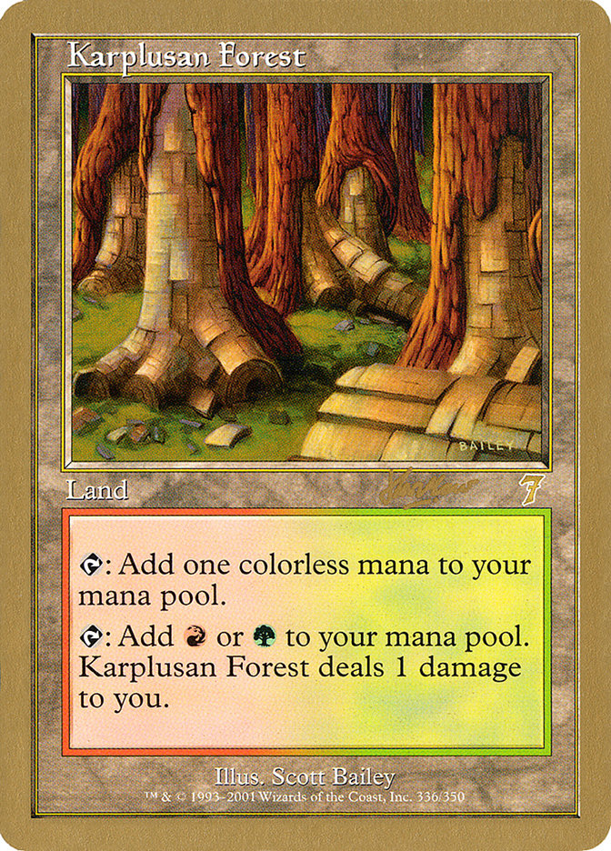 Karplusan Forest (Sim Han How) [World Championship Decks 2002] | L.A. Mood Comics and Games