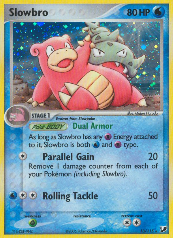 Slowbro (13/115) [EX: Unseen Forces] | L.A. Mood Comics and Games