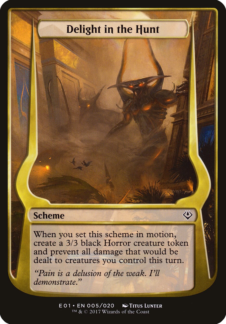 Delight in the Hunt (Schemes) [Archenemy: Nicol Bolas Schemes] | L.A. Mood Comics and Games