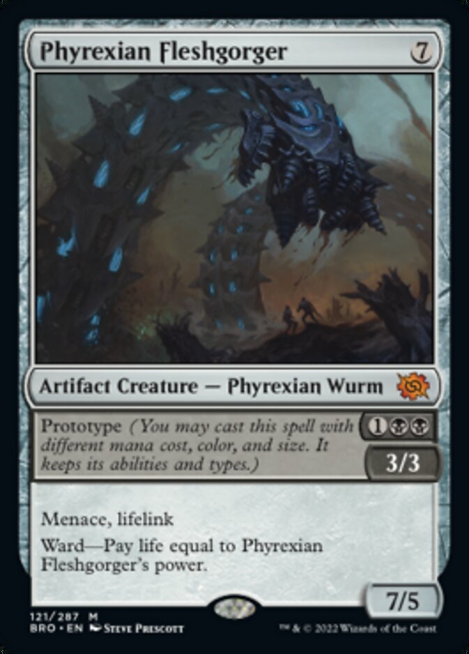Phyrexian Fleshgorger [The Brothers' War] | L.A. Mood Comics and Games