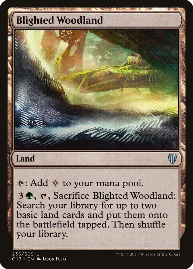 Blighted Woodland [Commander 2017] | L.A. Mood Comics and Games