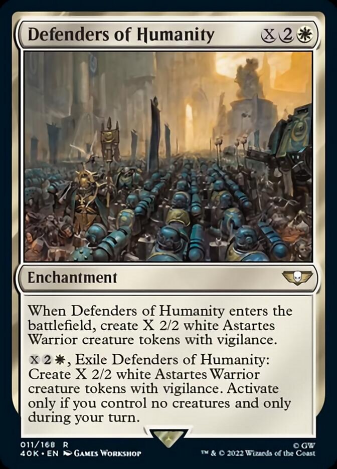 Defenders of Humanity (Surge Foil) [Warhammer 40,000] | L.A. Mood Comics and Games