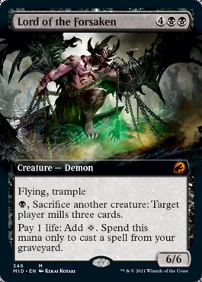 Lord of the Forsaken (Extended Art) [Innistrad: Midnight Hunt] | L.A. Mood Comics and Games