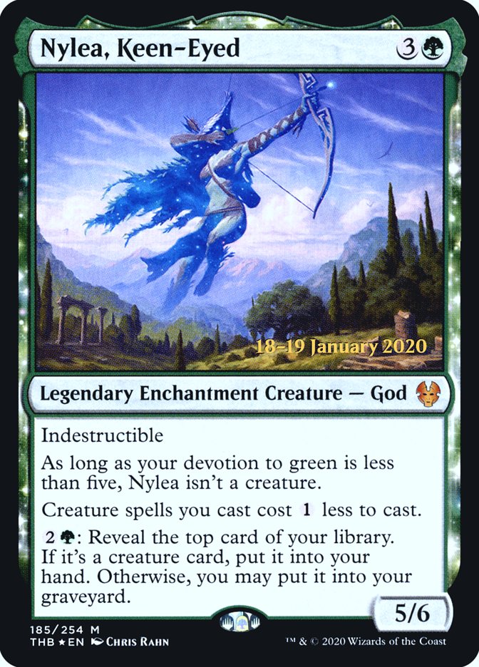 Nylea, Keen-Eyed [Theros Beyond Death Prerelease Promos] | L.A. Mood Comics and Games