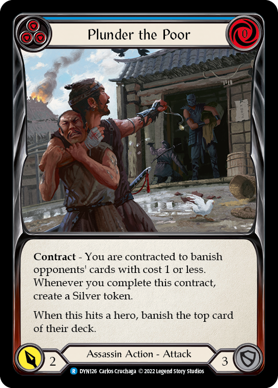 Plunder the Poor (Blue) [DYN126] (Dynasty) | L.A. Mood Comics and Games