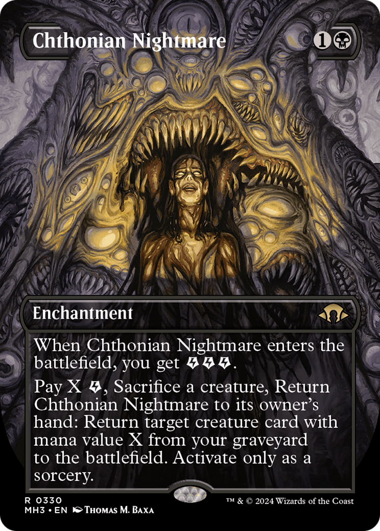 Chthonian Nightmare (Borderless) [Modern Horizons 3] | L.A. Mood Comics and Games