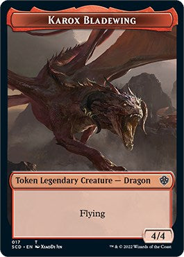 Karox Bladewing // Karox Bladewing Double-Sided Token [Starter Commander Decks] | L.A. Mood Comics and Games