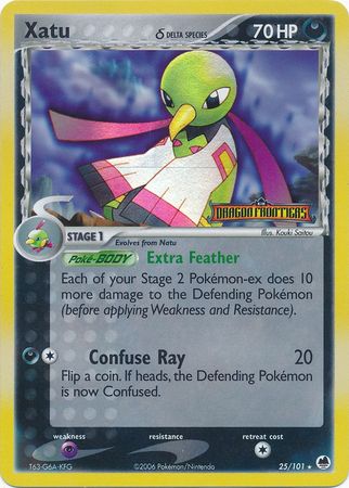 Xatu (25/101) (Delta Species) (Stamped) [EX: Dragon Frontiers] | L.A. Mood Comics and Games