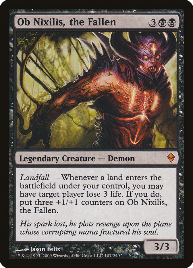 Ob Nixilis, the Fallen [Zendikar] | L.A. Mood Comics and Games