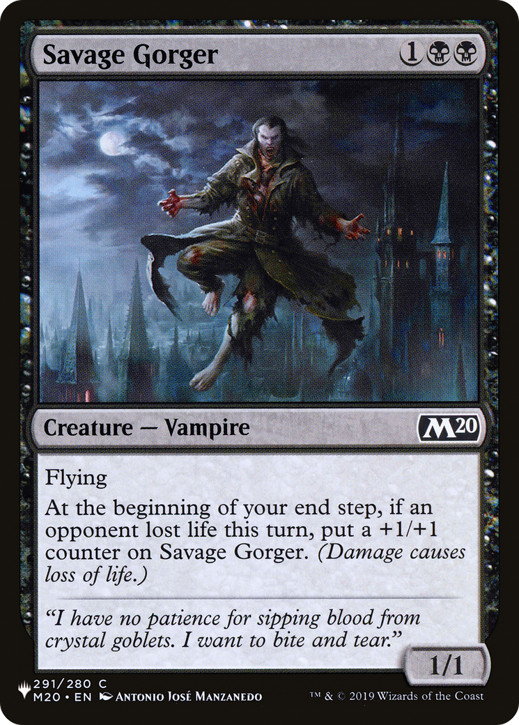 Savage Gorger [The List] | L.A. Mood Comics and Games
